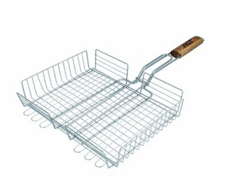 Барбекю решетка КАМ 310*240*55мм хром+ВЕЕР