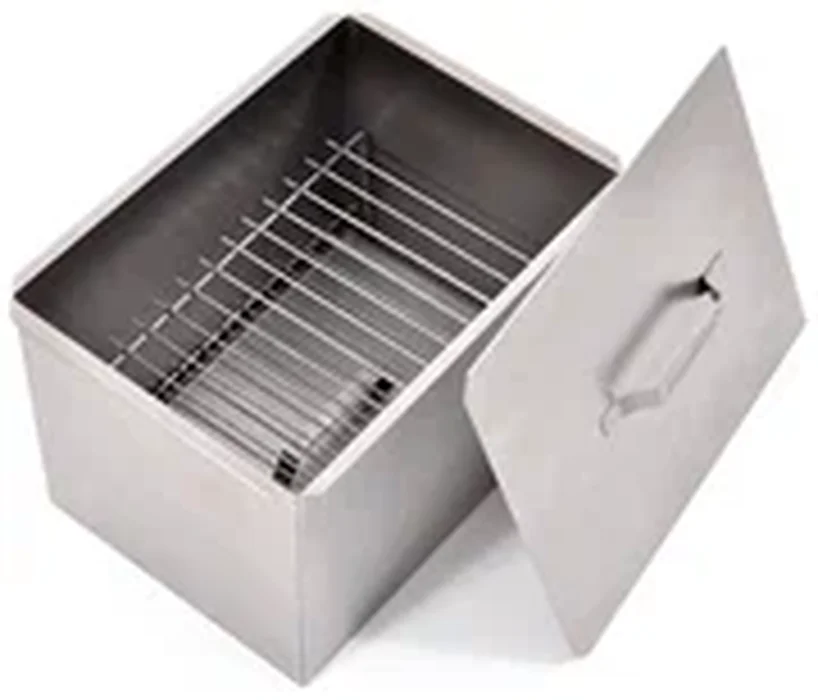 Коптильня 2-х ярус. нерж 380*280*270 0,8мм